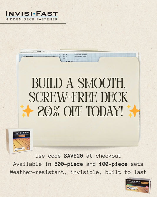 Invisifast Screw Free Smooth Deck