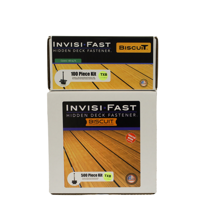 BISCUIT Hidden Grooved Deck Fastener - TXB for TREX Decking