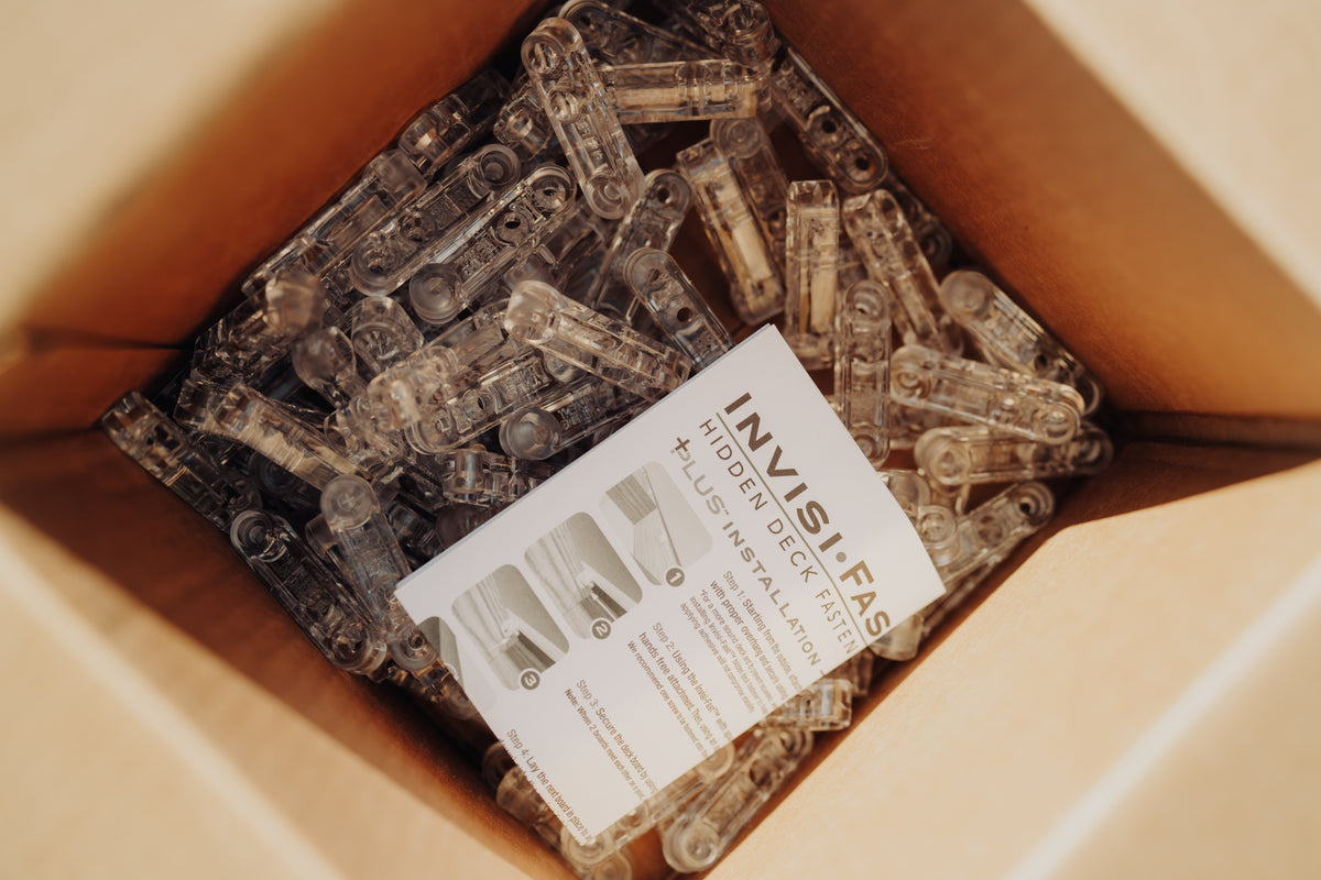 Invisable Fastners Plus Under Deck Hidden Fastener – Invisi-Fast Hidden Deck Fastener