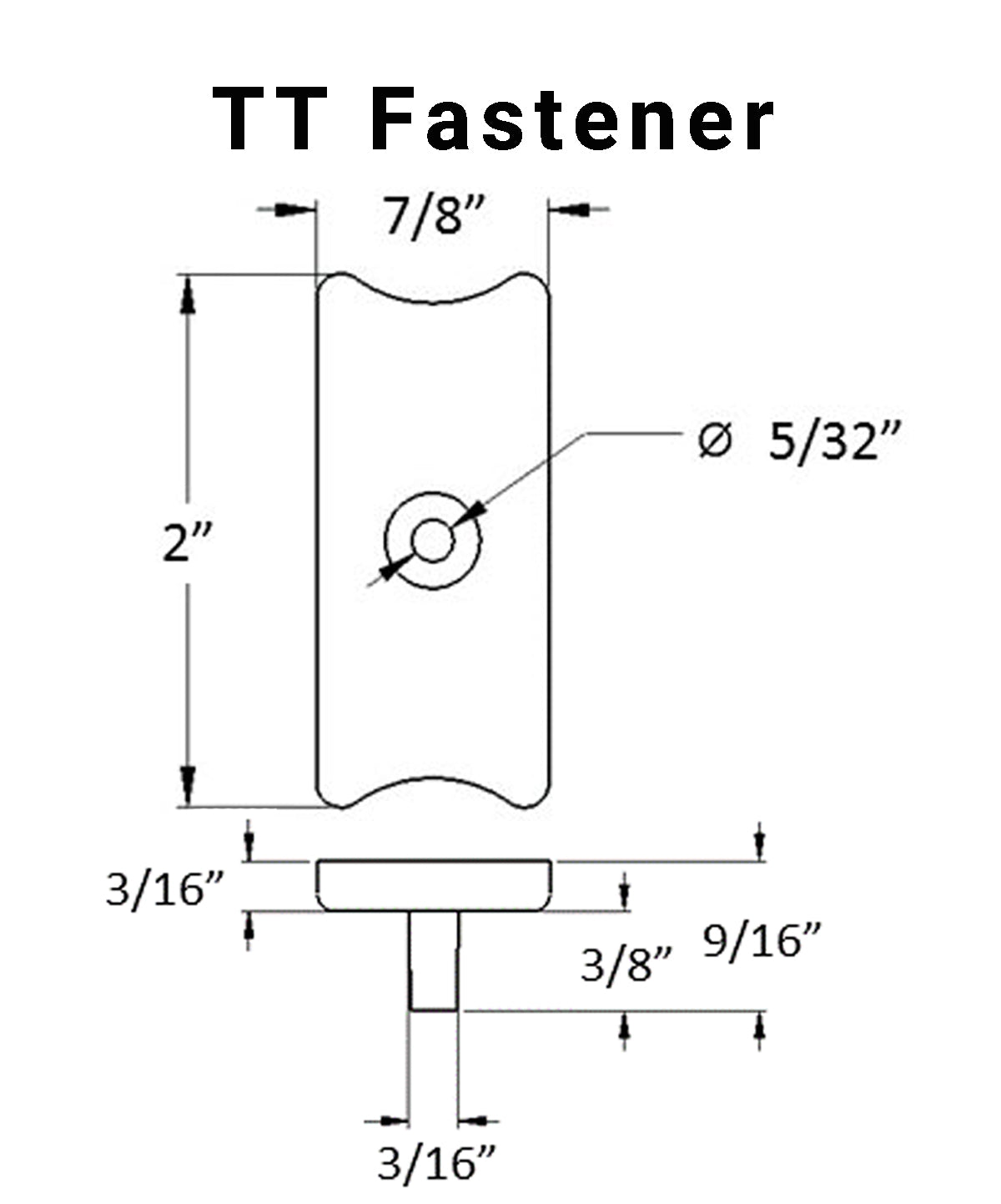 BISCUIT Hidden Deck Fastener - TT for TimberTech or Azek