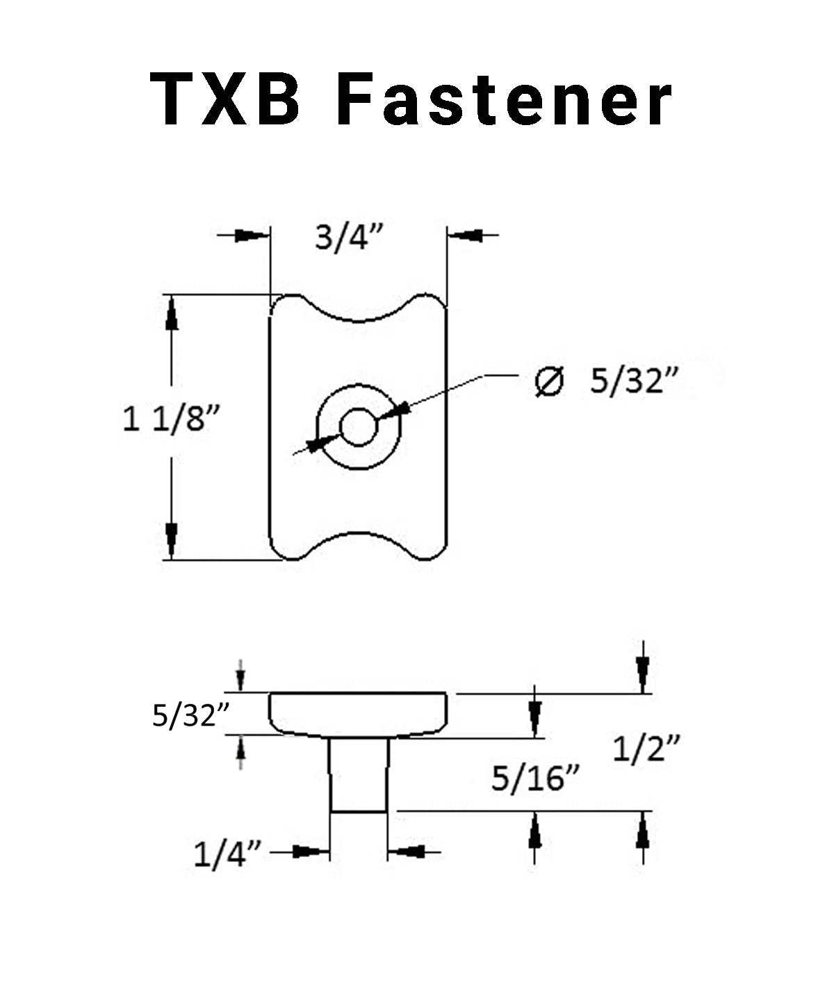 BISCUIT Hidden Deck Fastener - TXB for TREX Decking